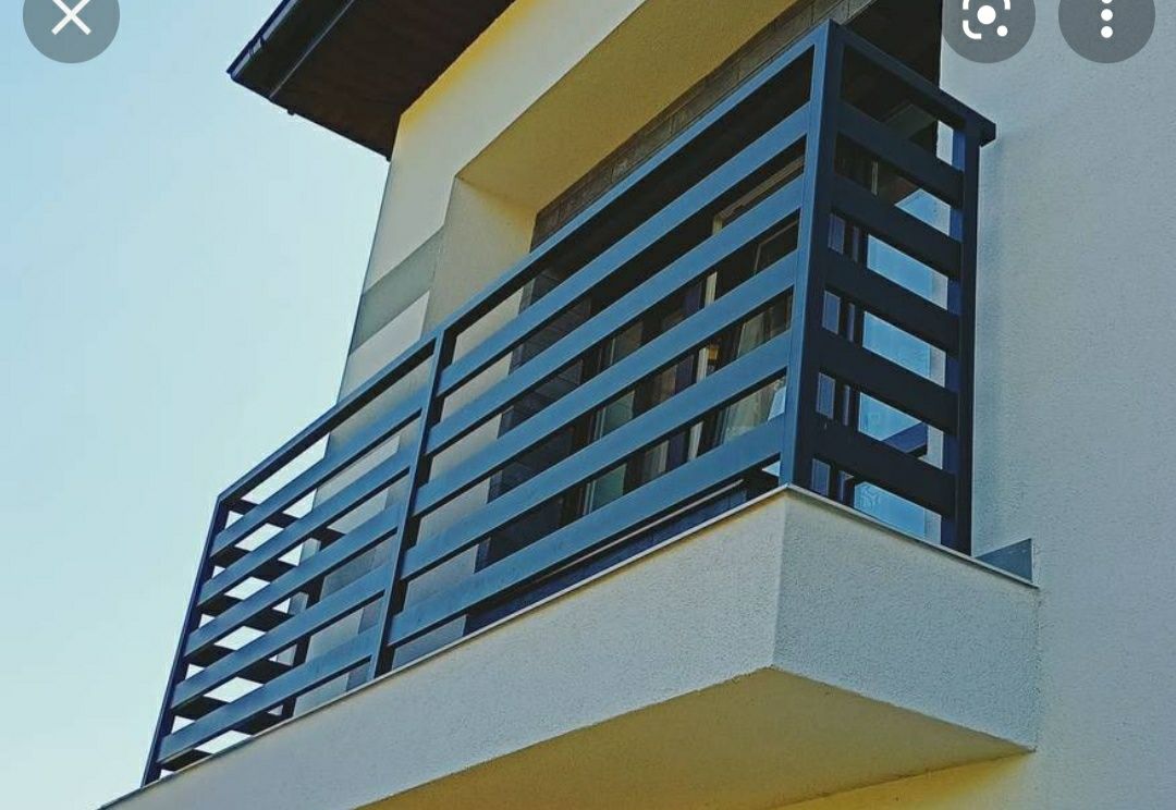 Brama przesuwna, bez montażu,balustrady