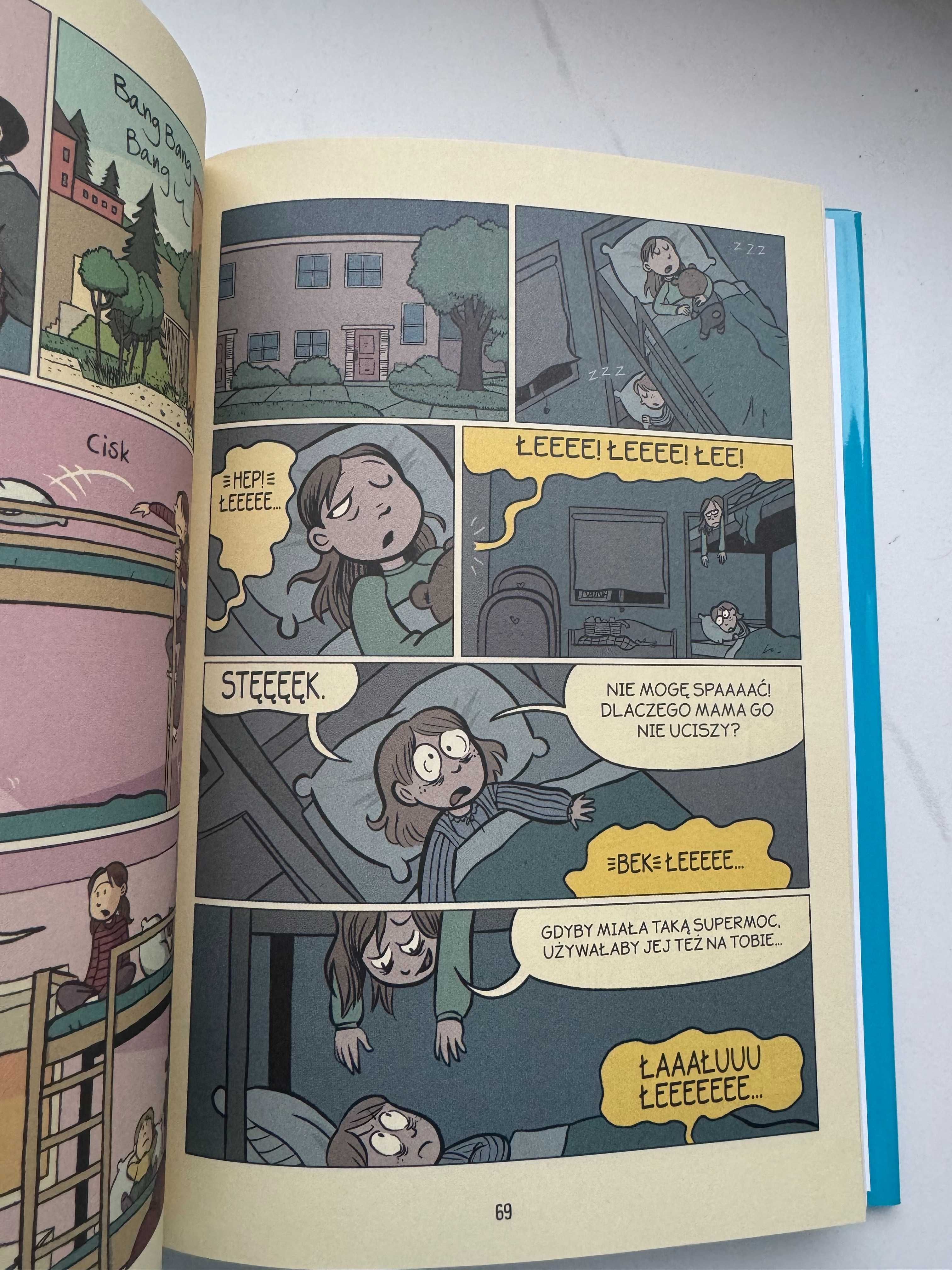 Książka komiks Siostry Raina Telgemeier