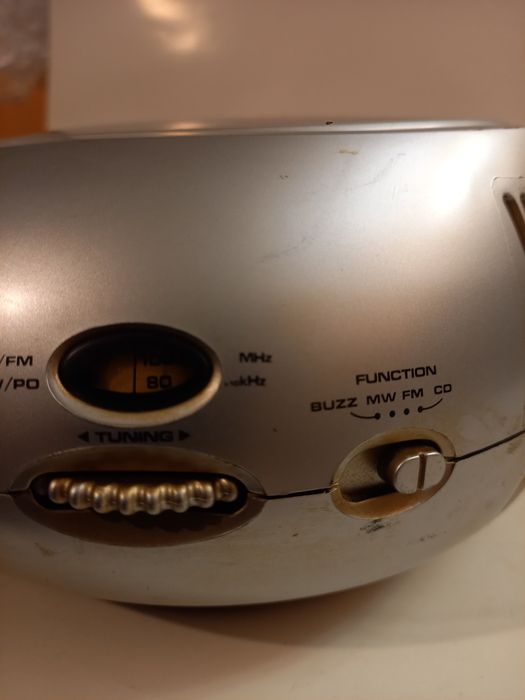 Boombox AudioSonic radio z FM CD zegar I budzik. Tanio!!!