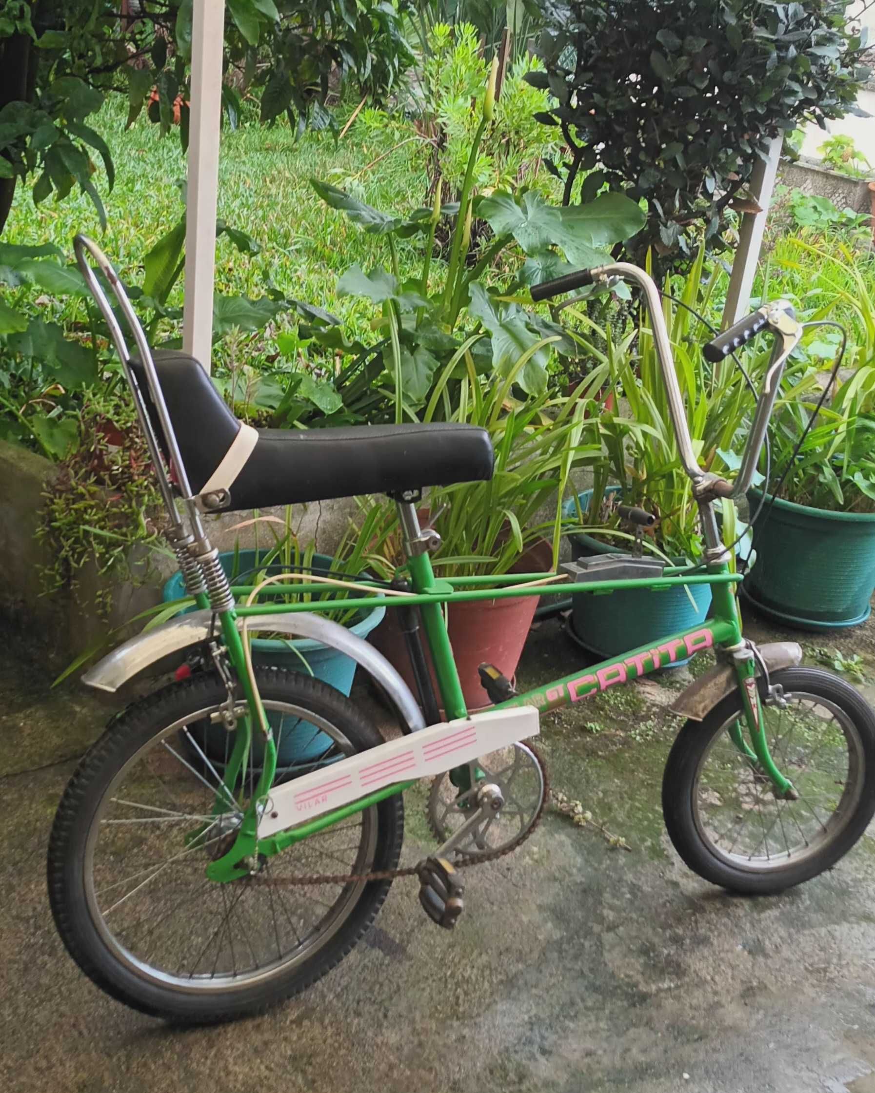 Bicicleta antiga chopper vilar catita