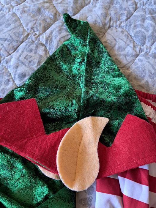 Карнавальний костюм Гном , Ельф чи  Помічник Санти  р.98