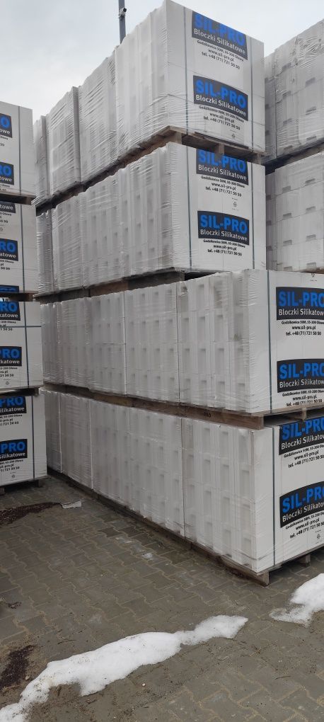 Bloczek Silikatowy SIL-PRO U24L kl.15 Silka cegła 24,8x24x22 U18L U12L