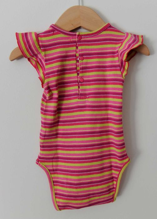 Body de manga curta da Du Pareil au Même (6 meses)