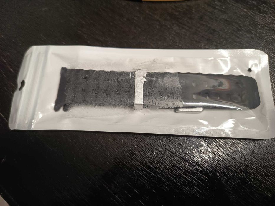 Pulseira em silicone preta para samsung  galaxy Watch 8 Classic