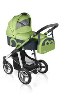 Wózek 3w1 Baby Design Lupo zielony gratis ubranka buciki zabawki