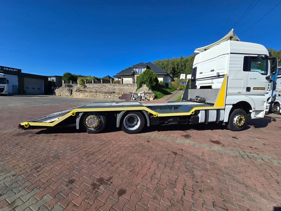 MAN TGX 26-44 6X2 LAWETA ZAGŁĘBIANA WCIĄGARKA  Stan idelalny zagłębiany pokład wciągarka retarder 6x2
