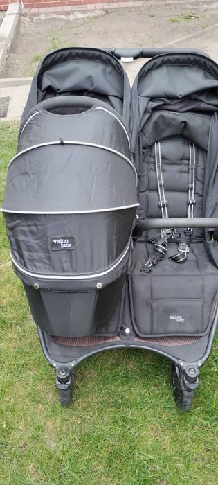 Wózek podwójny Valco Snap Duo Baby plus dodatki