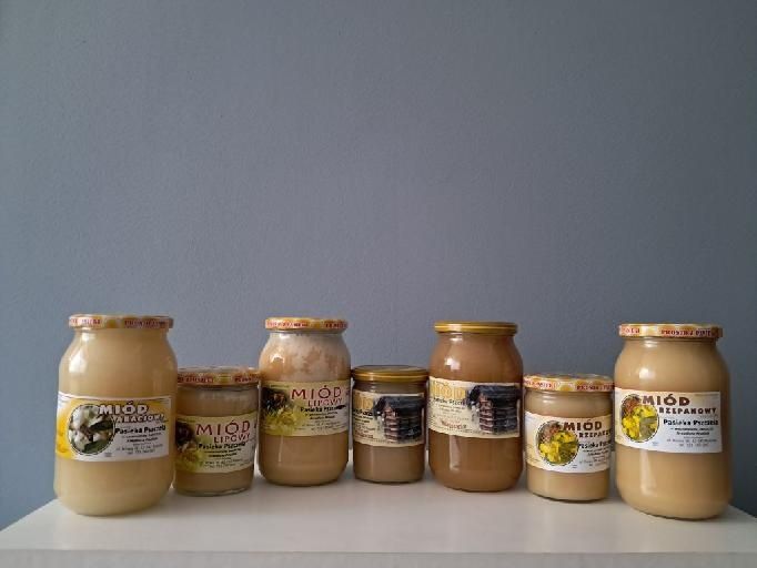 Miód różne rodzaje pasieka