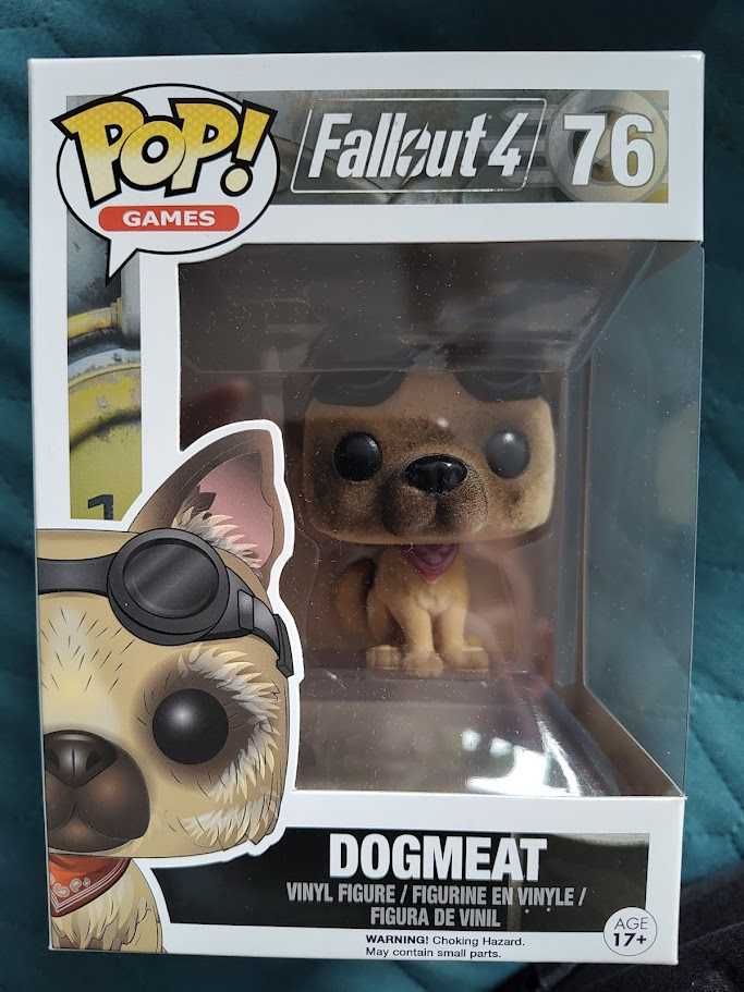 Funko Pop Games Fallout Dogmeat Flocked 76