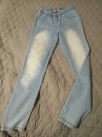 Spodnie jeansowe,  jeansy damskie jasne rozm.36 TXM