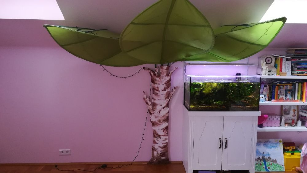 baldachim ozdoba drzewo pokój dziecięcy