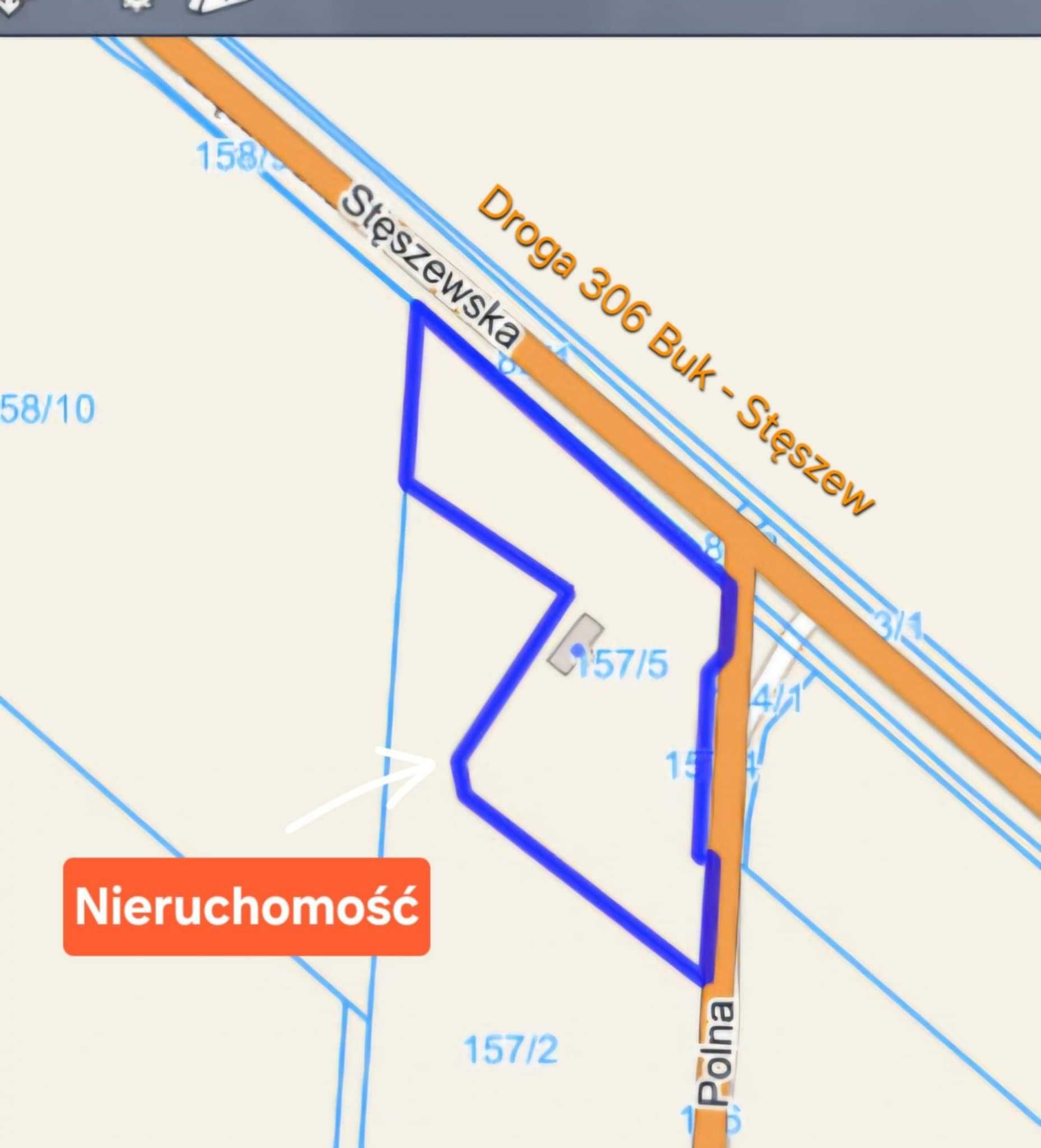 Działka inwestycyjna Rybojedzko gmina Stęszew