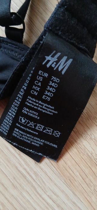 H&M biustonosz, 75D