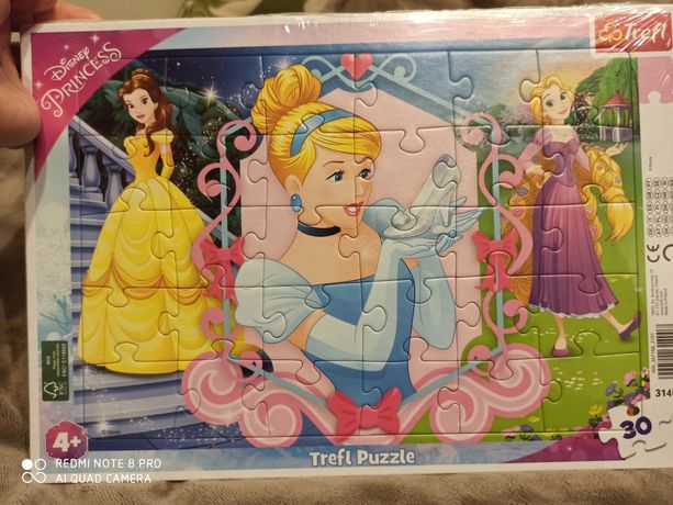 Puzzle ramkowe Disney Princess Trefl
