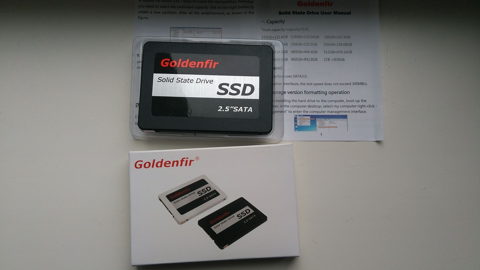 Диск SSD 128 Gb.