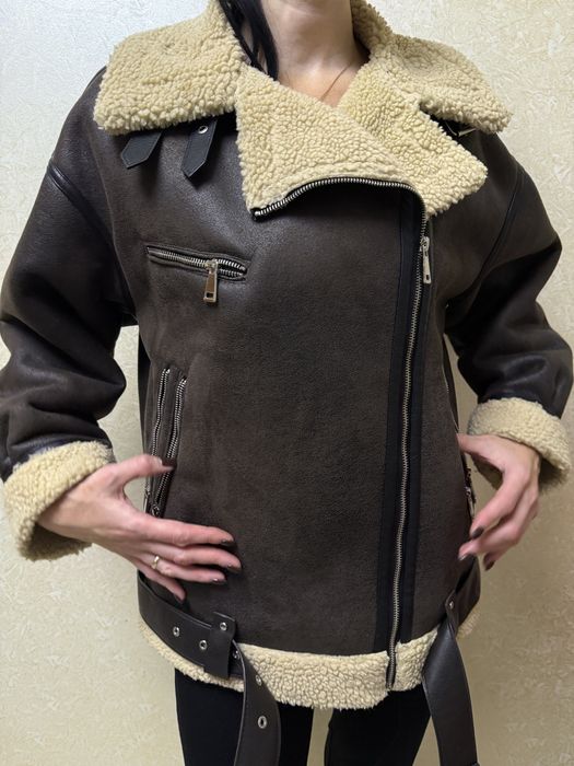 Дублянка ZARA шкіряна