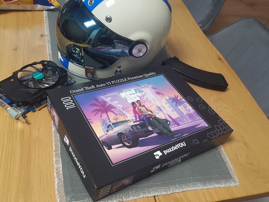 GTA VI 6 Gadżet Puzzle 1000szt. 64cm x 48 cm Duże Gadżety Gamingowe