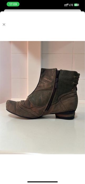 Ботинки mustang ковбой бохо стімпанк готіка