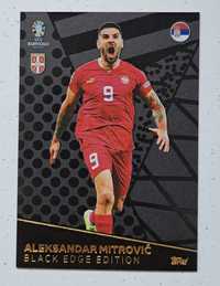 Karta piłkarska black edge edition Mitrović euro 2024 match attax