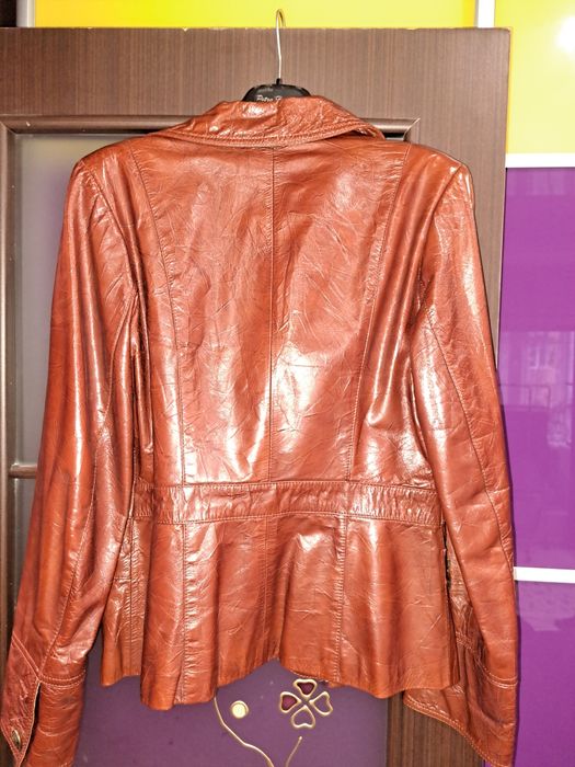 Продам кожаный пиджак