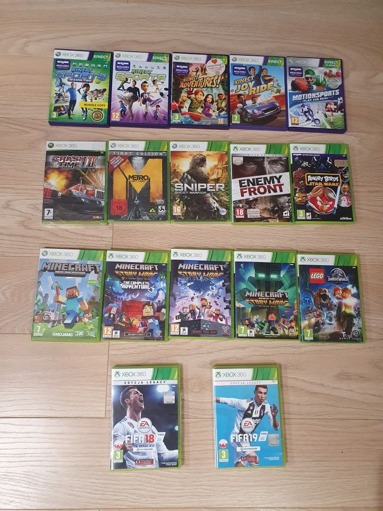 Xbox 360 - gry 17 szt