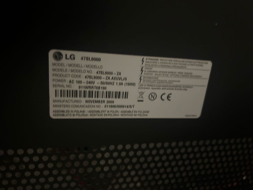 TV LG Ultra HD SL90 47 polegadas