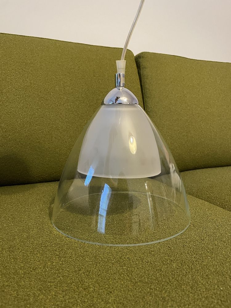 Lampa sufitowa, szklana