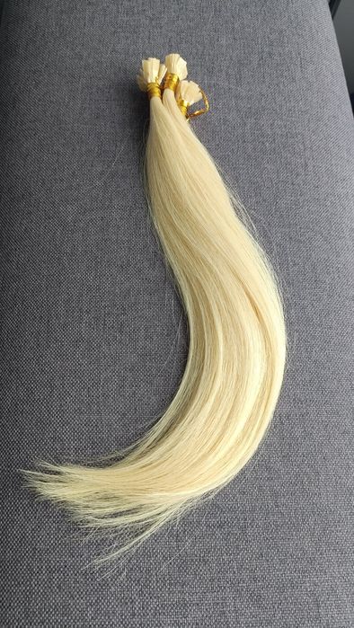 Włosy doczepianie zagęszczanie blond