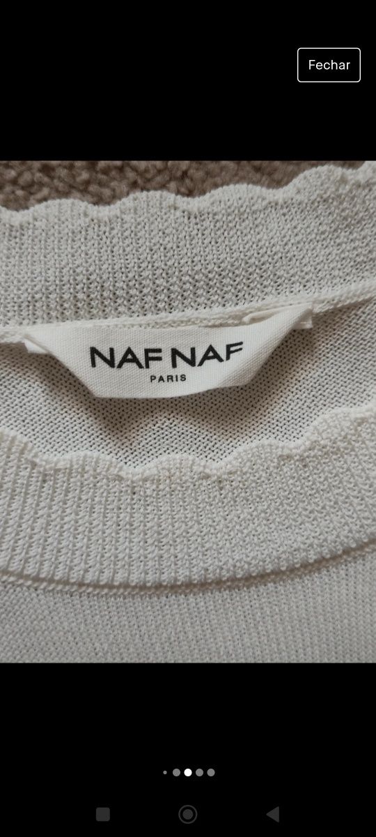 Blusa em malha Naf Naf S