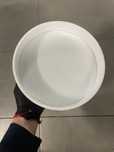 Lampa spot wiekszy biala z zarowka
