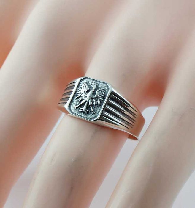 SREBRNY Sygnet Srebro p.925 r. 23