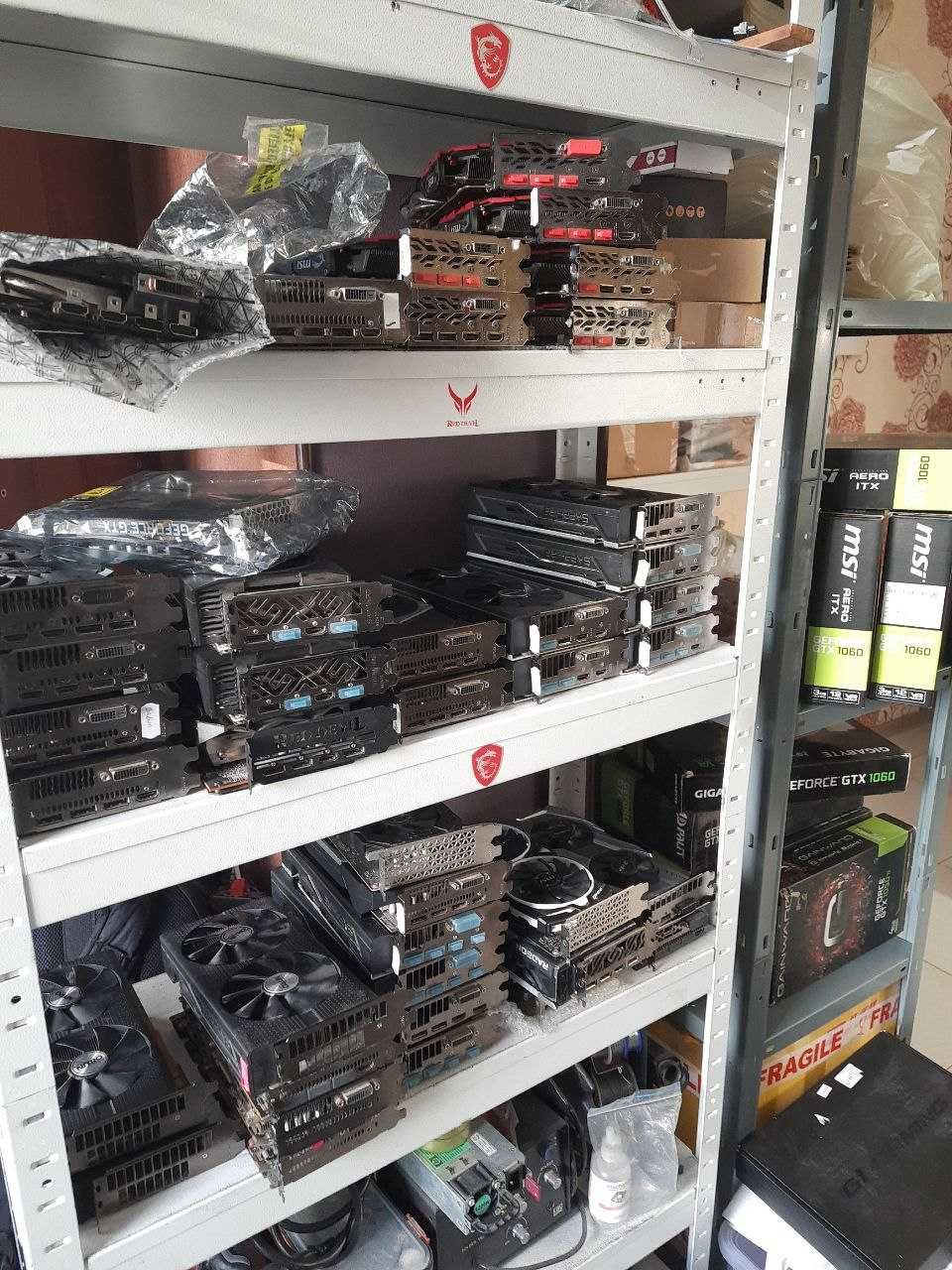 Розпродаж відеокарт RX470, RX580, RX5700, GTX 1060, 1660S. Під ремонт!