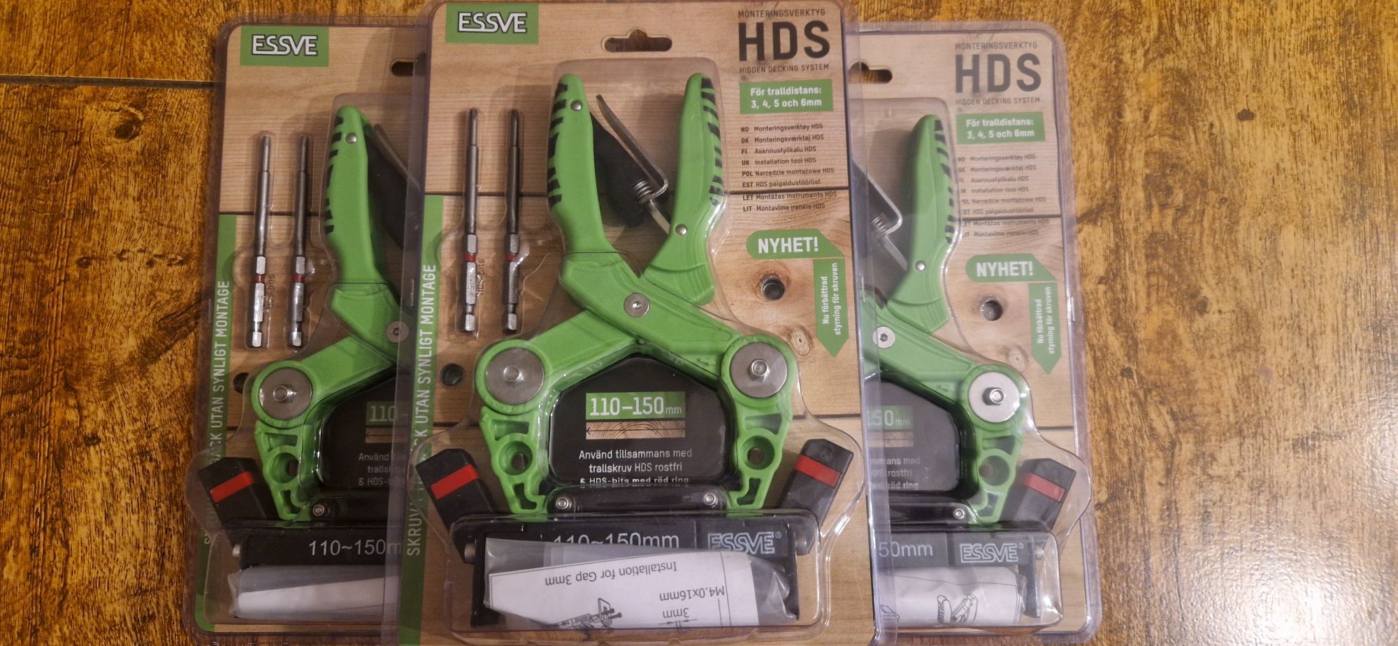ESSVE HDS System ukrytego montażu desek tarasów
