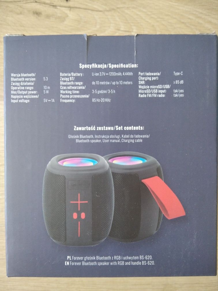 Głośnik radio Bluetooth forever