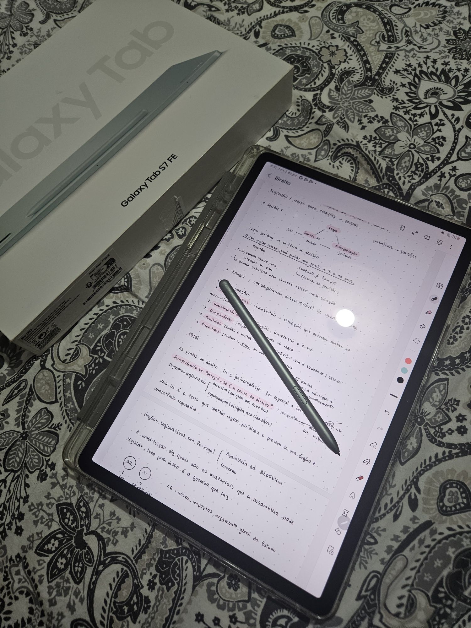 Samsung Galaxy Tab S7 FE Mystic Green – 128GB (Wi-Fi)