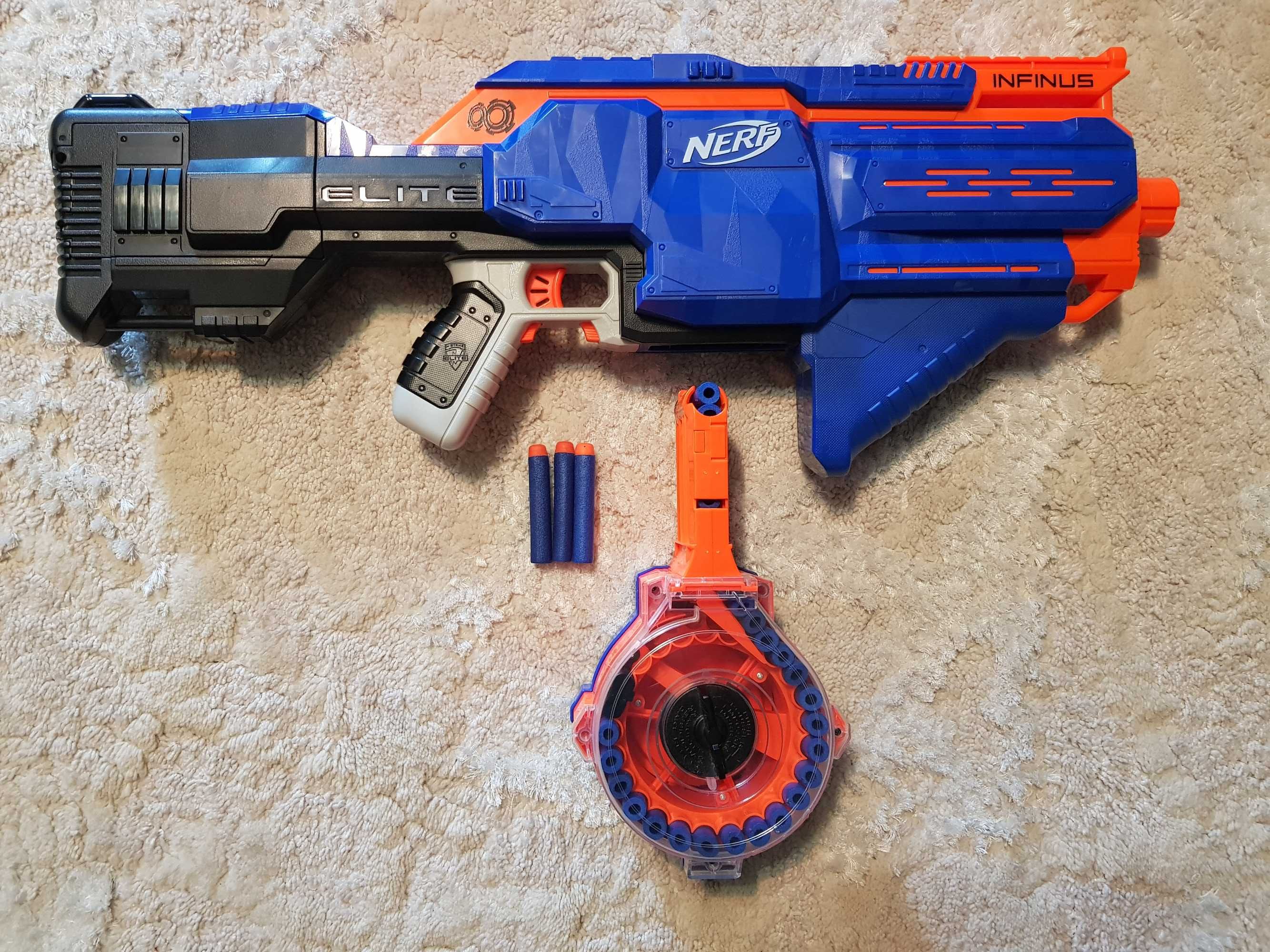 Prezent na Dzień Dziecka. Wyrzutnia auto. NERF N-STRIKE ELITE INFINUS