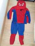 Strój karnawałowy Spiderman rozmiar 92-98 trzyczęściowy