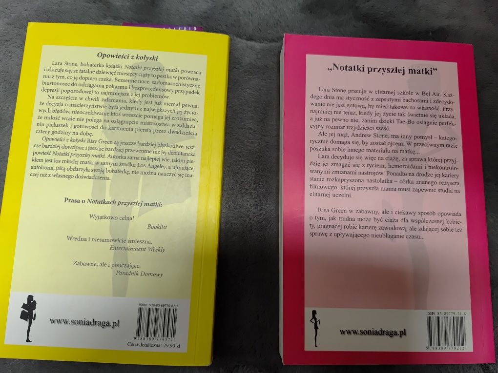 Opowieść z kołyski, Notatki przyszłej matki
