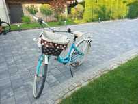 Rower damski seledynowy