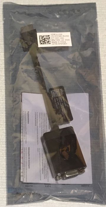 Kabel interface adapter HDMi - VGA, NOWY