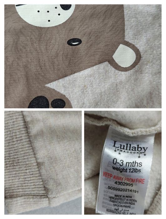 Спортивний костюм джогери реглан на флісі 0-3 міс C&A lullaby