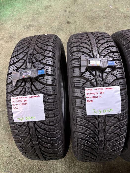 4x 185/60/15 88T FULDA KRISTALL MONTERO 3 opona zimowa XL DEMO 3PMSF