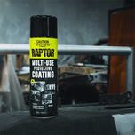 Захисне покриття (фарба) RAPTOR U-POL MultiUse 1K, 450 мл Чорний/Білий