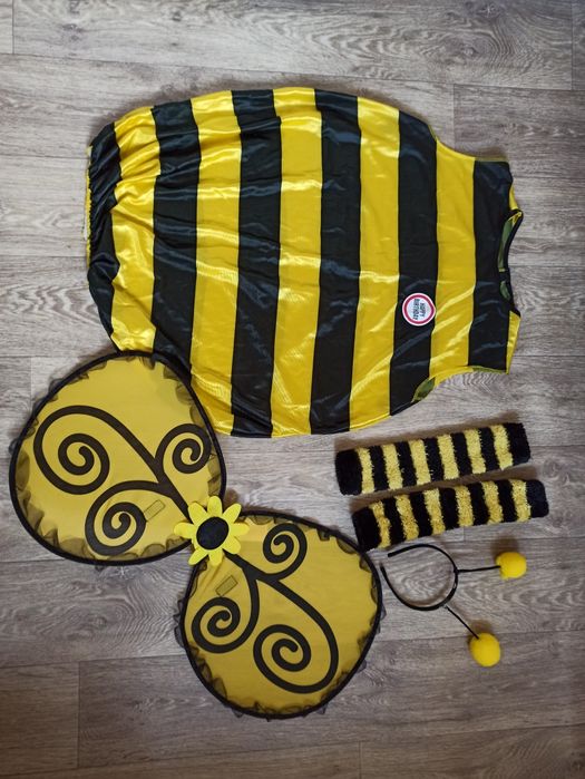 Карнавальний костюм бджілка Amscan з крилами darling bee m/l розмір