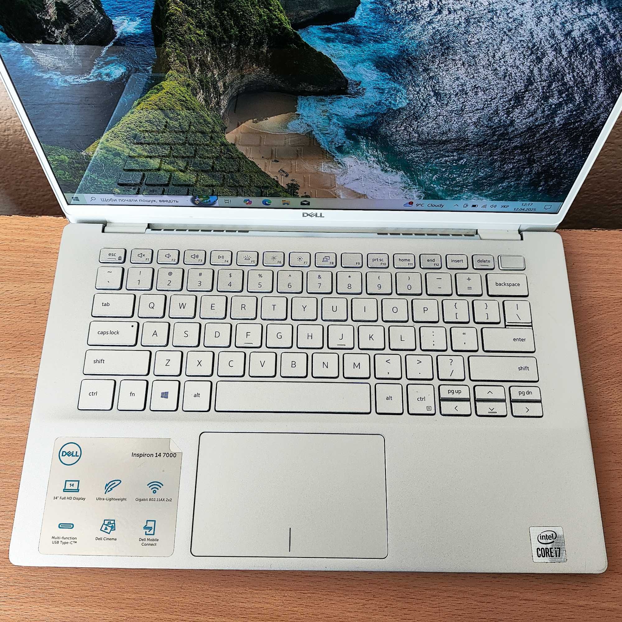 Ультрабук Dell P115G 14"FHD/IPS i7-10510U 4ядра/8DDR4/256SSD/Intel UHD