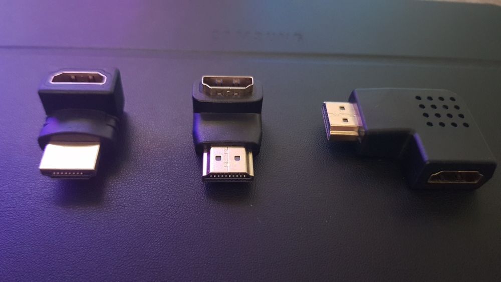 Ficha HDMI 90 ° Graus
