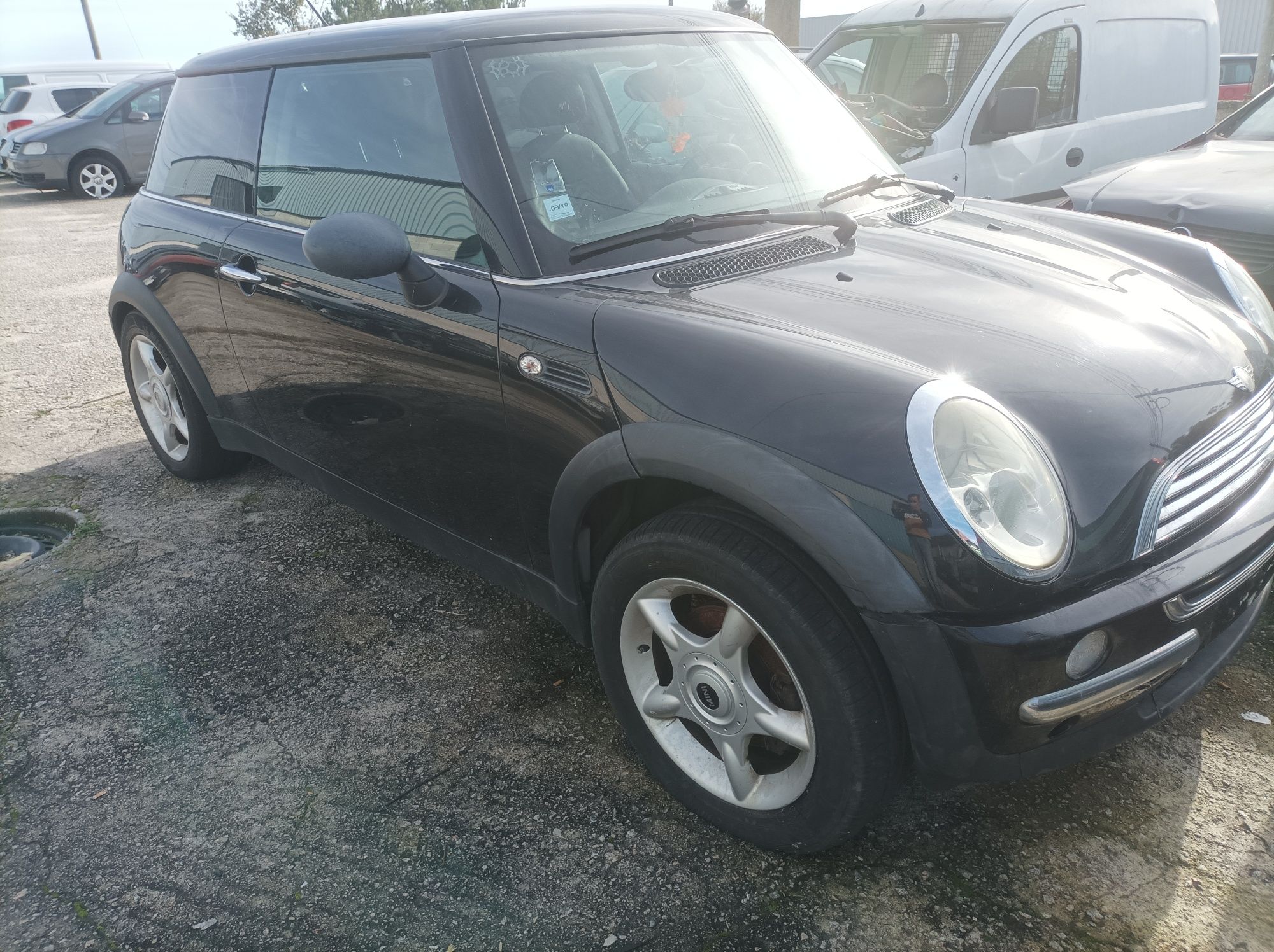 Peças Mini R53, frente completa, airbags, porta, caixa