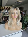 Topper mix blond chłodna tonacja z odrostem Dagmara pełne krycie