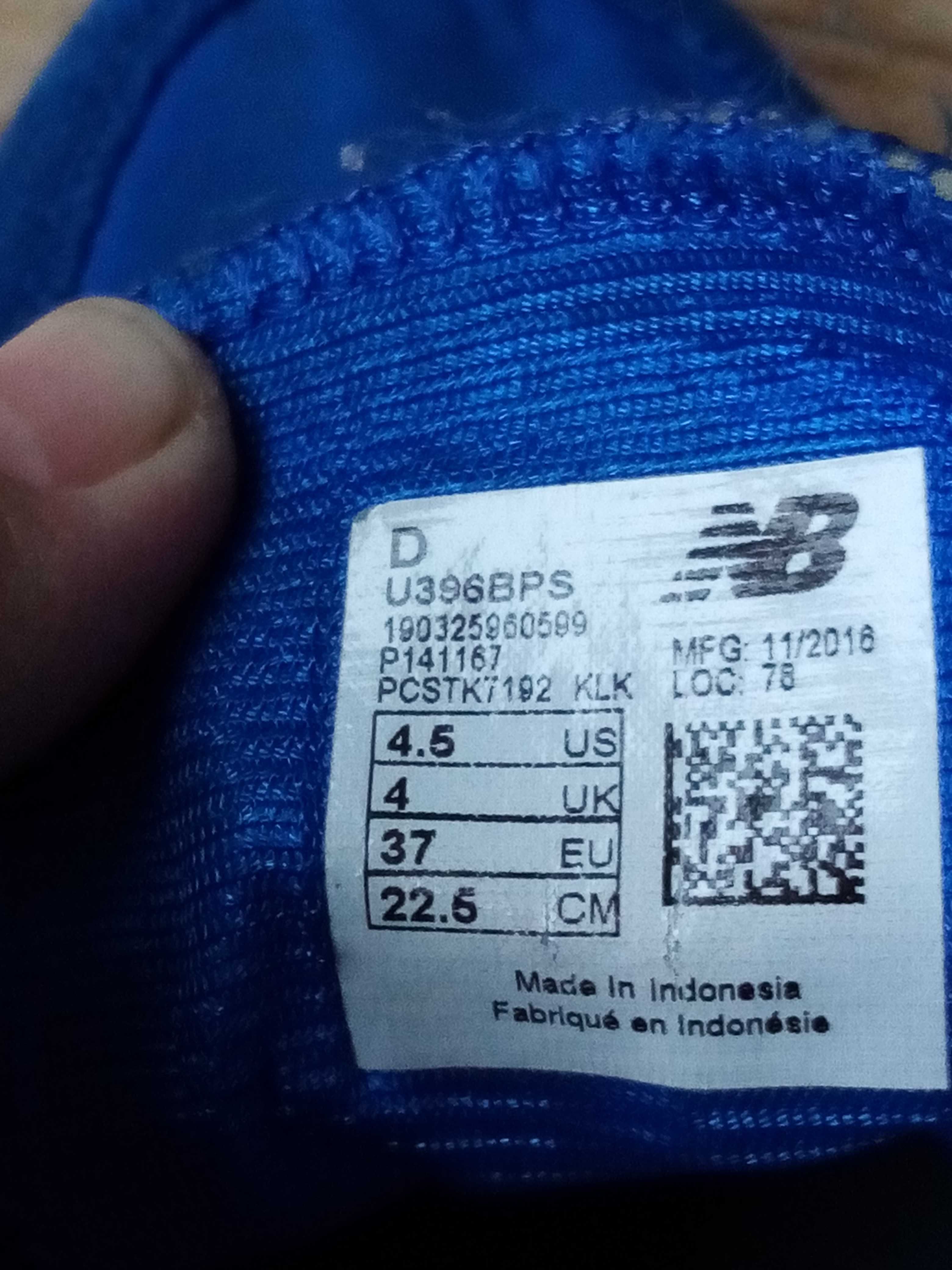 New Balance roz. 37 model NBU396BPS