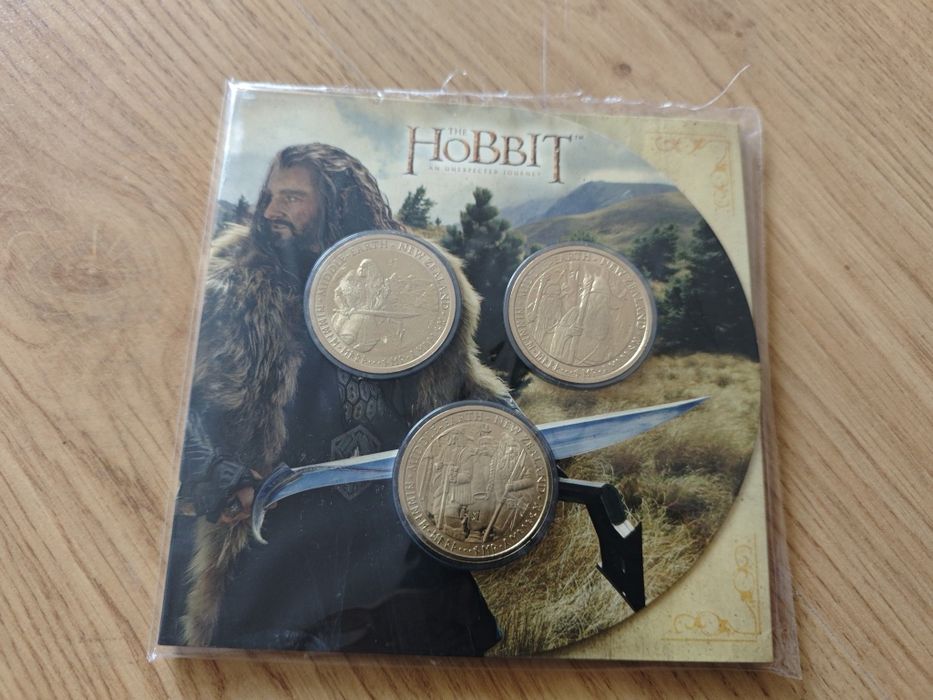 Hobbit an unexpected journey zestaw 3 monet Nowa Zelandia